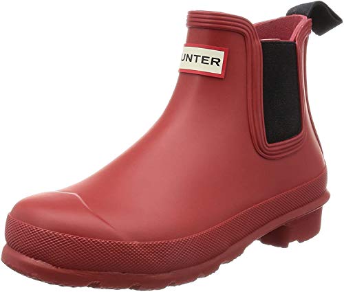 HUNTER Damen W ORG Chelsea RMA Gummistiefel, Military Red, 37 von Hunter