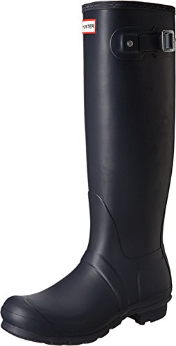 Hunter Damen Womens ORIGINAL Tall Gummistiefel, Blau von HUNTER