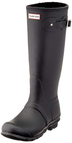 Hunter Damen original Tall Nebula Gummistiefel, Black, 42 EU von HUNTER