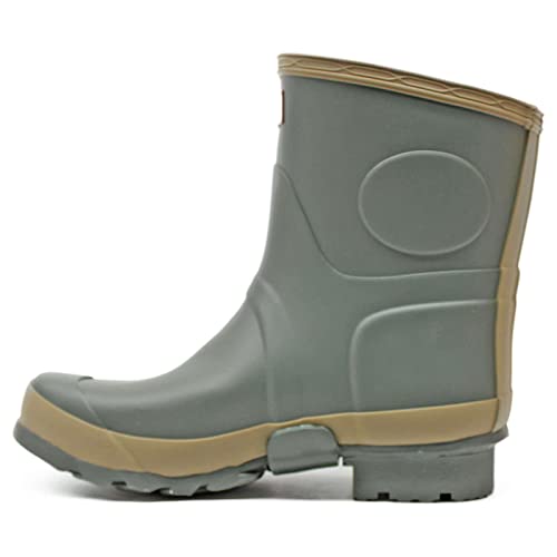 HUNTER Field Gardener Short Boot Dark Olive/Clay 8 M von HUNTER