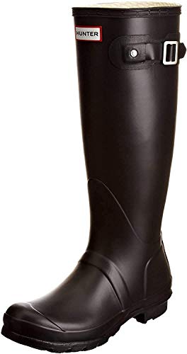 HUNTER Mens Original Tall Classic Wellies Boots Black von HUNTER