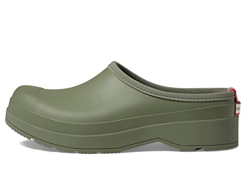 HUNTER Mens Original Play Clog Slip-on Shoes Green von HUNTER