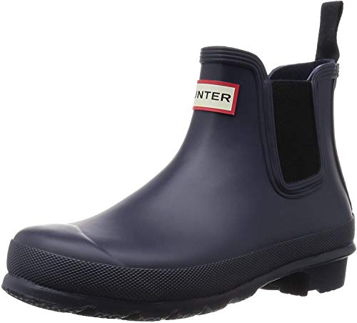 HUNTER ORIGINAL Chelsea Midnight, Damen Gummistiefelette, 42 von HUNTER