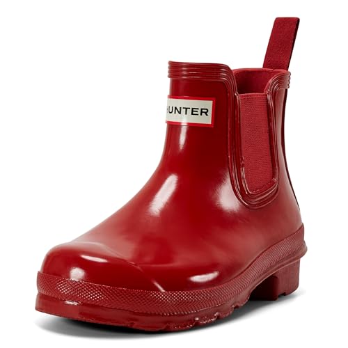HUNTER Original Chelsea Gloss Womens Wellington Boots 38 EU Military Red von HUNTER