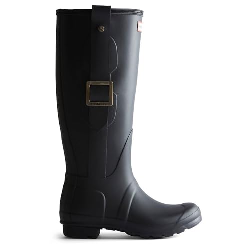 HUNTER Original Tall Exaggerated Buckle Rain Boots EU 36 von HUNTER