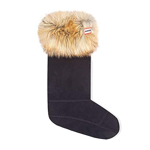 HUNTER Original Tall Faux Fur Cuff Boot Socks tawny, Größe:L von Hunter