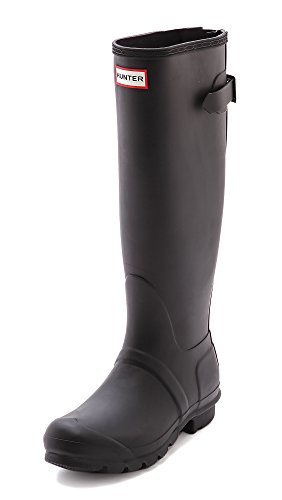 Hunter Damen Back Adjustable Wellington Boots Gummistiefel, Schwarz, 42 EU von HUNTER