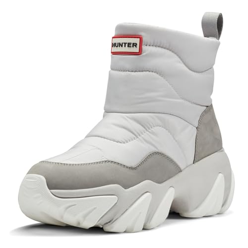 Hunter Damen Debra Waterproof Ankle Boot, Hellgrau, 39 EU von HUNTER