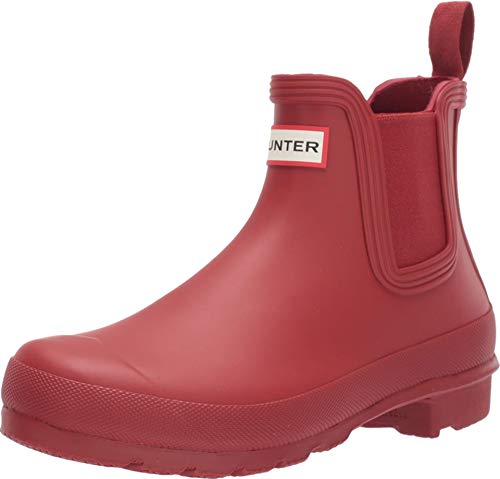 Hunter Gummistiefel Womens Original Chelsea Größe 5, Farbe: Military Red von HUNTER