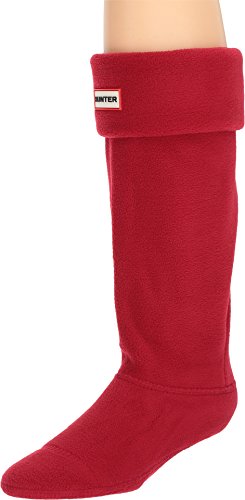 Hunter Gummistiefelsocken für Erwachsene, unisex Gr. 11-13 Jahre, Rot (Military Red) von HUNTER