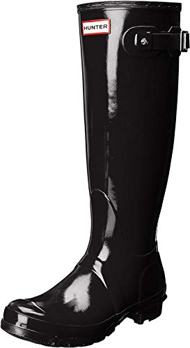 Hunter Original Tall Gloss W23616, Damen Gummistiefel, Schwarz (black), EU 42 (UK 8) von Hunter