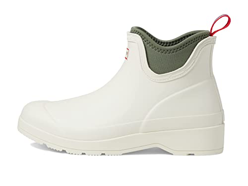 Hunter Damen Play Chelsea Neoprene Rubber Shaded White Lichen Green Stiefel 38 EU von HUNTER