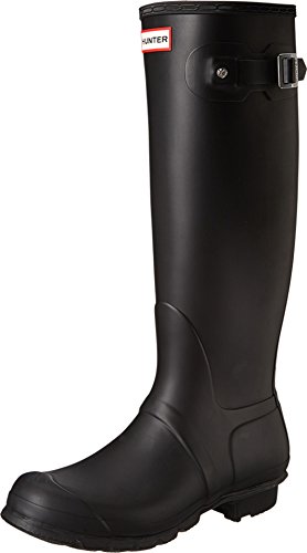 Hunter WOMENS ORG TALL, Damen Gummistiefel, Schwarz (Black), 42 EU von HUNTER