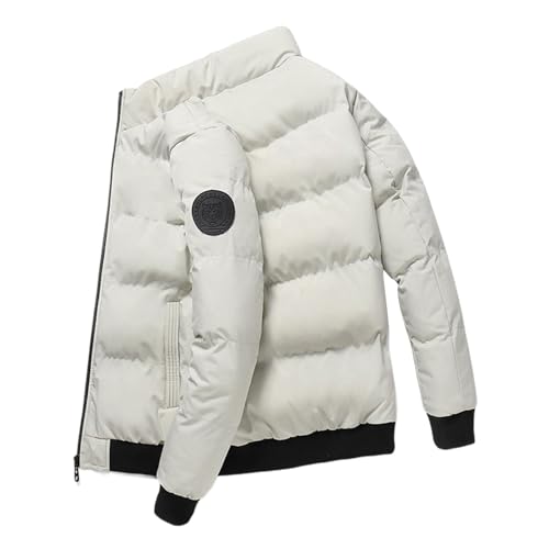 For Trapstar Jacke Winter Puffer Jacke Herren Stehkragen Warm Leichte Schnee Cottonjacken Für Herren Teenager von HUNYA