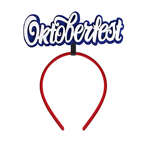 Feiertags-Stirnbänder, süße Oktoberfest-Hutaufsätze, toller Spaß, Oktoberfest, Feiertagsthemen, Weihnachtsfeier, Fotostand Yoga Haarband (B, One Size) von HUOQI