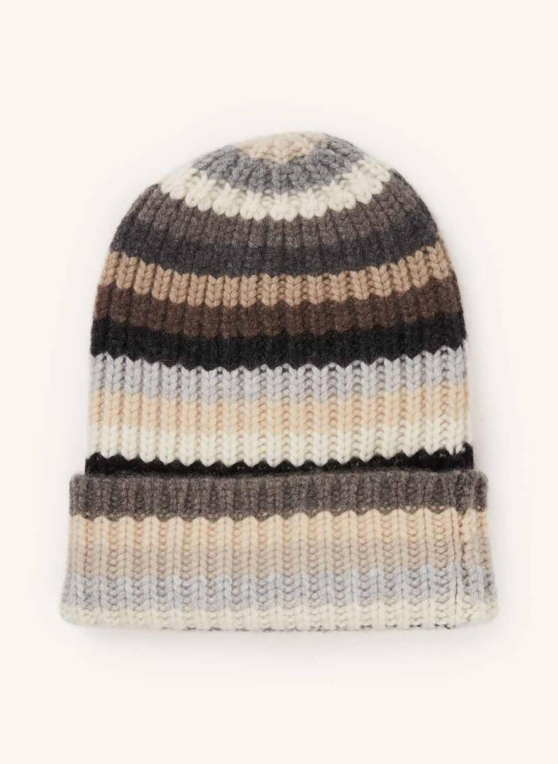 Hurray Cashmere-Mütze Sailor Multi beige von HURRAY