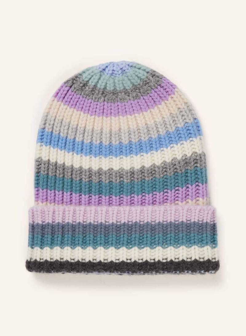 Hurray Cashmere-Mütze Sailor Multi lila von HURRAY
