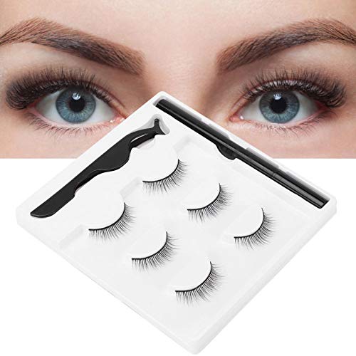 3 Paare Falsche Wimpern Magnet Set, 3D Wimpern Multipack Soft For Frauen Natürliches Make-Up. von HURRISE