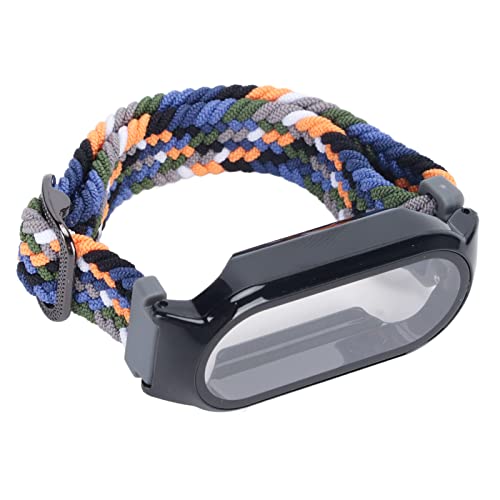 3-in-1-Uhrenarmband-Bildschirmhülle, Ersatz-Uhrenarmband-Schutzfolie, Schutzfolie für Uhrenarmband, Displayschutzhülle für Mi Band 7 (Cowboy mit schwarzem Rahmen) von HURRISE