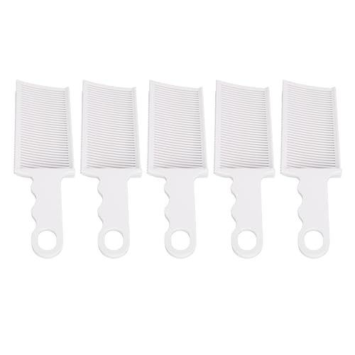 5PCS Professionelle Haarschneide-Fade-Kämme für Männer, Antistatischer Kamm mit Ergonomischem Design, Geeignet für Verschiedene Haartypen und -stile von HURRISE