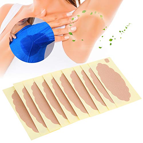 Anti Sweat Pad, Achsel Patch Unterarm Pad Aufkleber Antitranspirant Achsel Aufkleber for Körperöle Pad 10St von HURRISE