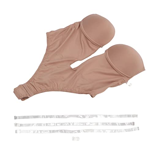 Einteilige Unterwäsche für Frauen, Push-Up-Bodysuit für Kleid mit Niedrigem Rücken (Dunkelbraun) von HURRISE