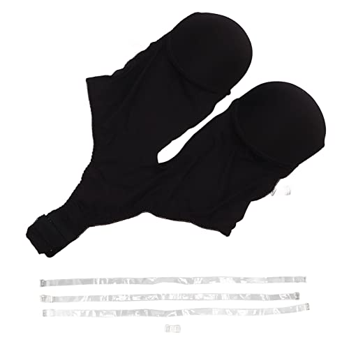 Einteilige Unterwäsche für Frauen, Push-Up-Bodysuit für Kleid mit Niedrigem Rücken (Schwarz) von HURRISE