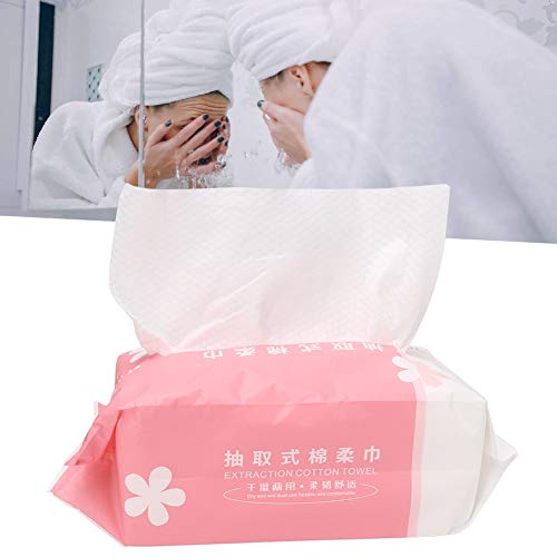 Einweg Gesichtsreinigungspapier Handtuch Gesichtstücher Tücher Schminken Für Empfindliche Waschlappen Wassertücher Waschlappen For Reinigungstücher Haut Tragbare Augenwimpern von HURRISE