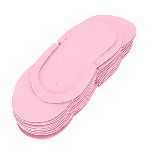 Einweg-Hausschuhe für Spa Rutschfeste Hausschuhe Mehrfarbige Flip-Flops 3 mm Dicke Tragbare Hausschuhe für Hotel Travel Spa Center 12 Paare Gewerbliche Massenverwendung(34 * 13 * 8cm-Rosa) von HURRISE