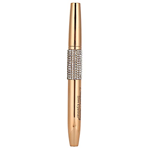 Eyeliner-Stift, Lang Anhaltender Weicher Natürlicher Flüssiger Eyeliner-Stift Frauen-Eyeliner Make-Up Eyeliner Wasserdicht Für Make-Up(Gold, Polartiere) von HURRISE