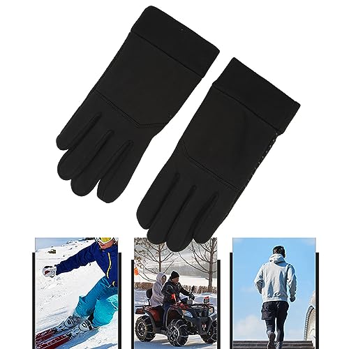 HURRISE Achiou Winterhandschuhe für Männer und Frauen, 2-Finger-Touchscreen, Wasserdicht, Leicht und Weich, Fleece-Material, Vielseitig Einsetzbar, Skifahren, Wandern, Joggen von HURRISE