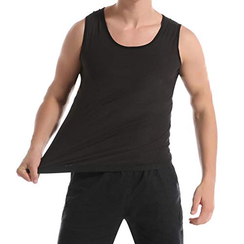 Herren Sauna Schweißweste, Sweat Vest Shapewear MAnnliche Shapewear Weste For MAnnliche Shapewear Weste For Sauna-Anzüge Sauna-Anzüge Workout Unterhemd(S M) von HURRISE