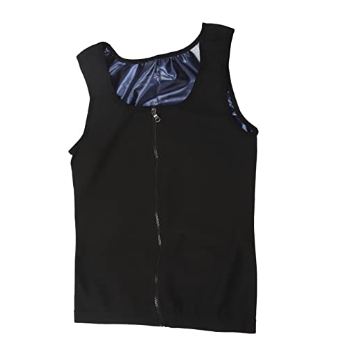 Herren-Sweatweste, Blau, Schnell Trocknendes Taillentrainer-Tanktop für Männer von HURRISE