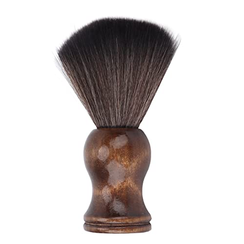Rasierpinsel für Männer, Weiches Haar, Home Barber Shop, Holzgriff, Haarschneide-Nacken-Staubbürste, Gesichtspflege-Werkzeug von HURRISE