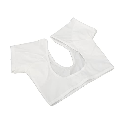 Unterarm-Schweißweste, Atmungsaktives, Weiches, Schnell Trocknendes Achselschweißpolster-Shirt für Frauen, Mädchen, Damen, Weiß (XL) von HURRISE