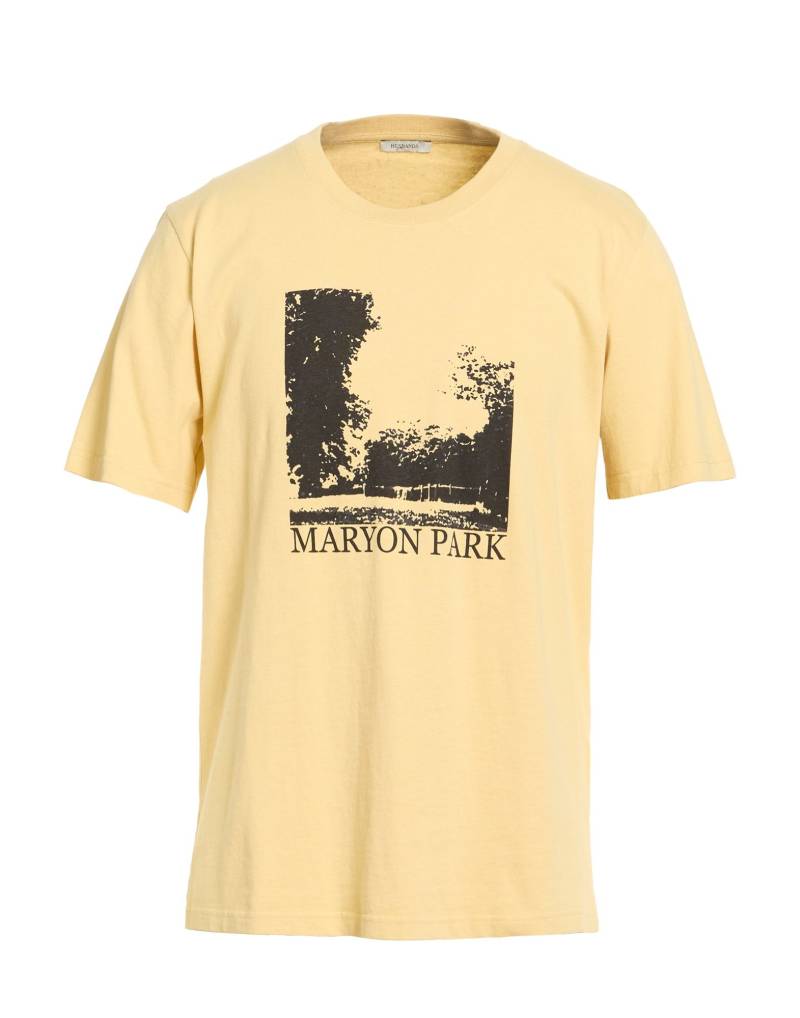 HUSBANDS T-shirts Herren Pastellgelb von HUSBANDS