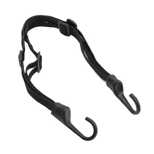 HUSHUI Motorradhelm-Gepäckseil, 60 cm, Hohe Elastizität, Flexible Anpassung, Helm-Gepäck-Gummiband für Fahrräder von HUSHUI