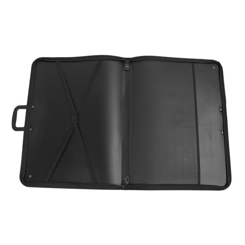 HUSHUI Zeichenbrett-Tasche, 45 X 62 cm, PVC, Leicht, Kunst-Portfolio-Hülle, Postertafel-Aufbewahrungstasche für Kunstwerke, Poster, Skizzieren von HUSHUI