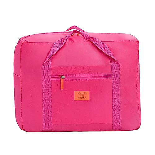 Faltbare Reisetasche for Damen und Herren, Handgepäcktasche, Reisetasche mit Trolley-Hülle, Schulter-Wochenend-Übernachttasche for Fitnessstudio, Yoga, Krankenhaus, Fluggesellschaften /455 (Size : Ro von HUSHUWAN