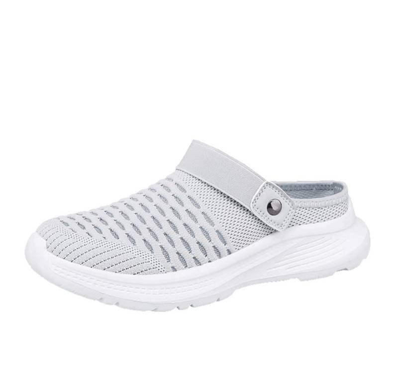HUSK'SWARE Komfortable Damen Clogs Clog (halb offenes Design, gepolsterte Innensohle) Atmungsaktives Mesh-Obermaterial Rutschfeste und flexible von HUSK'SWARE