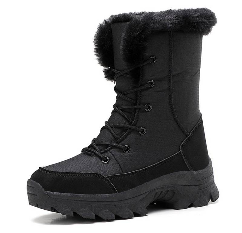 HUSK'SWARE Schneeschuhe (Warm, Gefüttert, Rutschfest, Outdoor, Kuschelig), Damen Winterstiefel Hohe Stiefel Schneestiefel von HUSK'SWARE