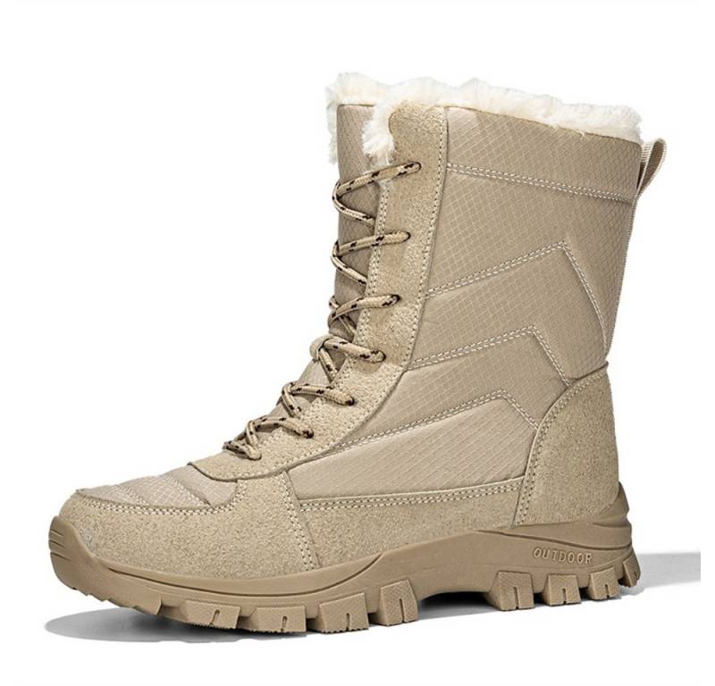 HUSK'SWARE Schneeschuhe Warme Damen Herren Stiefel (Rutschfeste Gummisohle Bequeme Innenfütterung), Wasserabweisendes Obermaterial Hoher Schaft von HUSK'SWARE