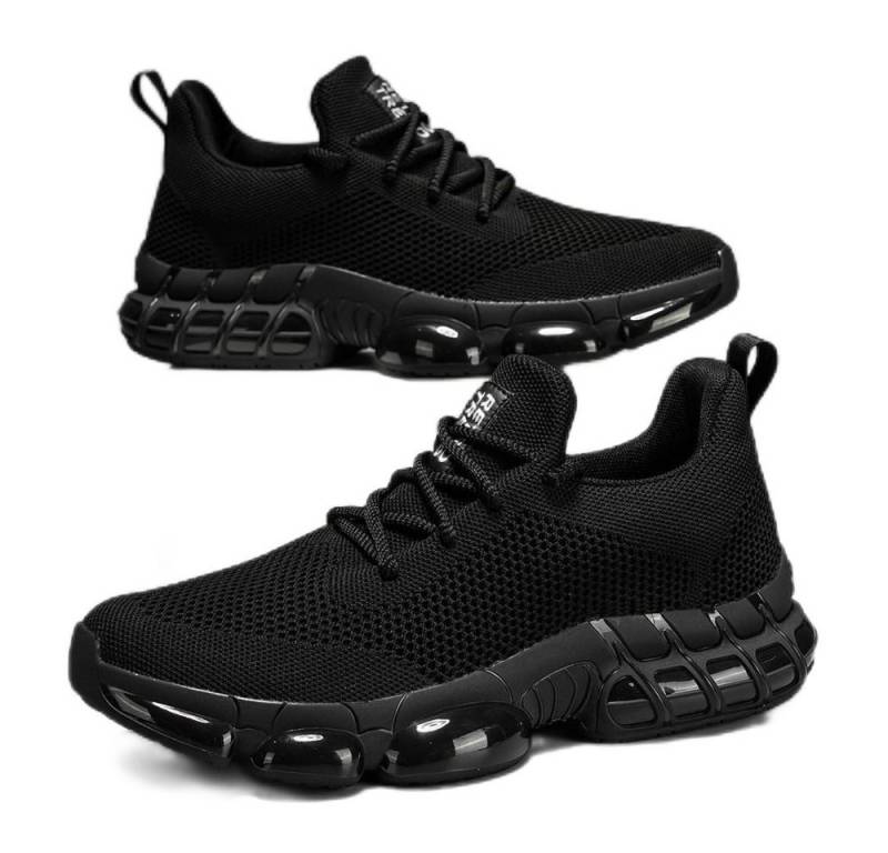 HUSK'SWARE Sneaker (Luftkissen-Sohle, Strick-Obermaterial) Herren verschleißfeste, rutschfeste von HUSK'SWARE