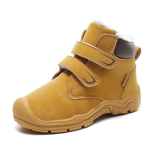 HUSKSWARE Kinder-Schneestiefel für Mädchen und Jungen, Outdoor-Schuhe, Rutschfeste Sohle, Warm Halten, Winterschuhe, Gemütliche Wanderschuhe von HUSKSWARE