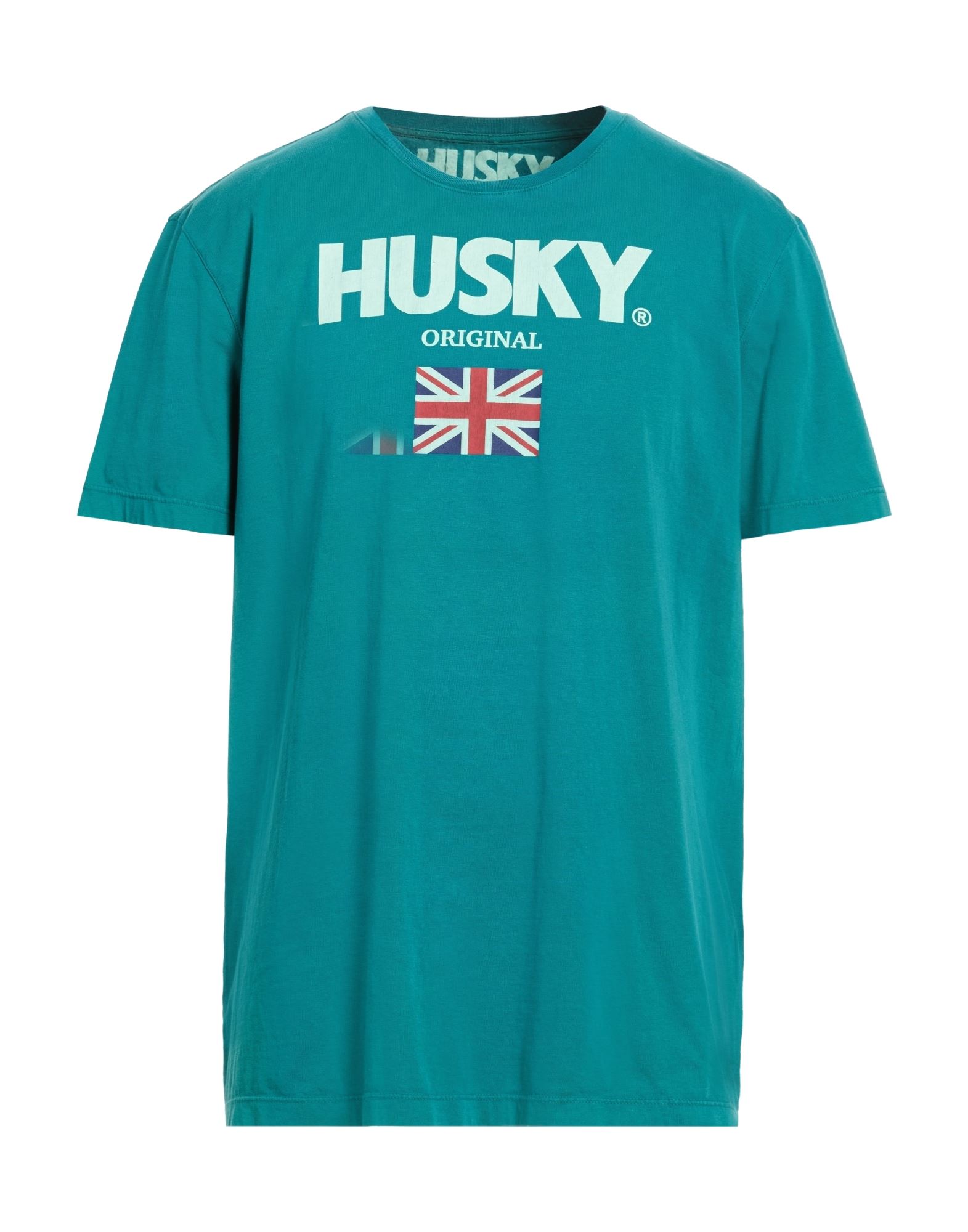 HUSKY T-shirts Herren Smaragdgrün von HUSKY