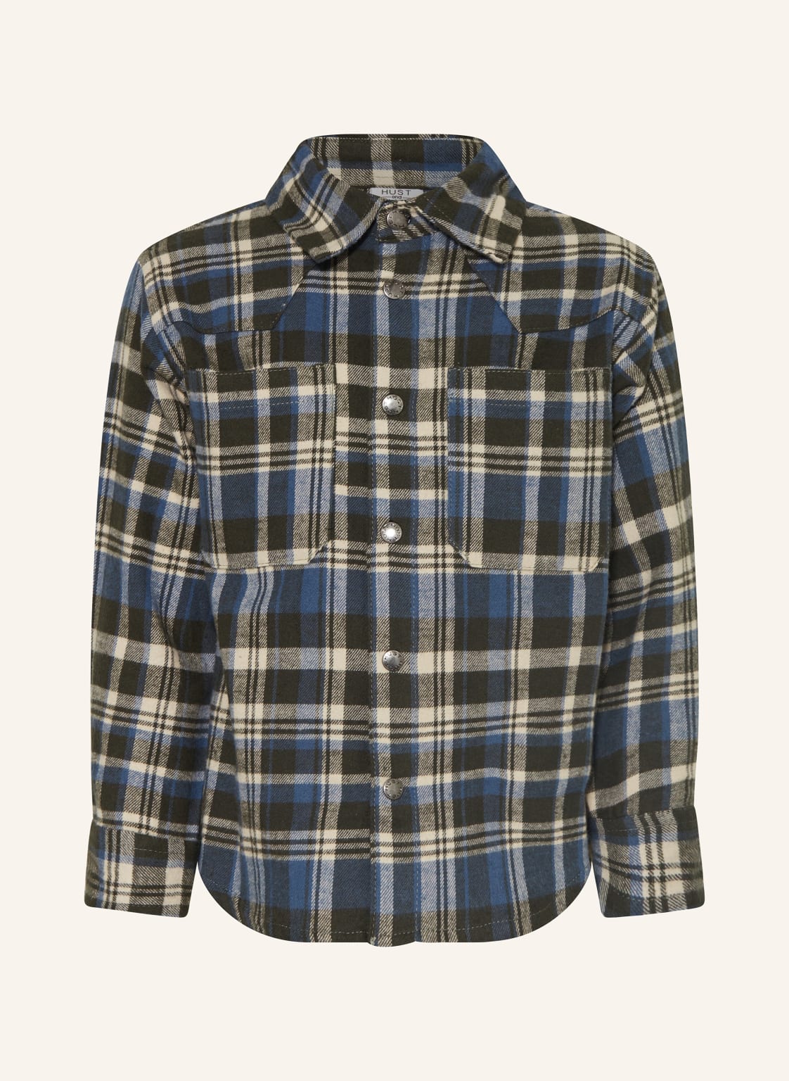 Hust And Claire Flanellhemd Hcravn gruen von HUST and CLAIRE
