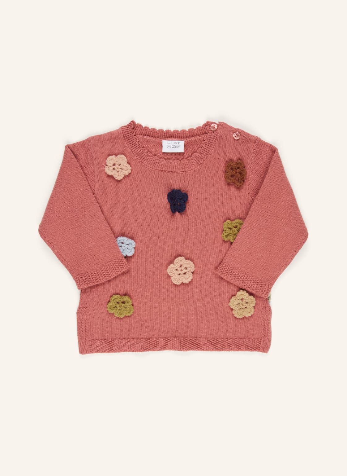 Hust And Claire Pullover Hcpusle rosa von HUST and CLAIRE