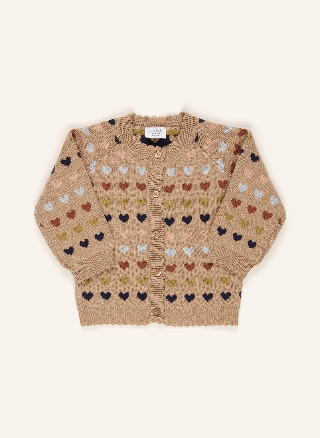 Hust And Claire Strickjacke beige von HUST and CLAIRE