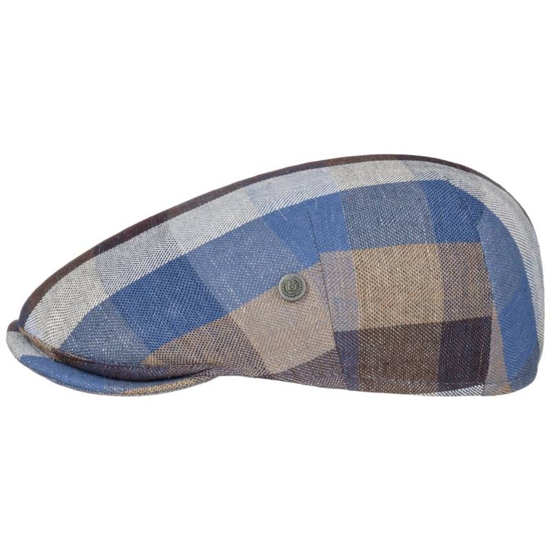 Anvelo Check Leinen Schirmmütze by bugatti von HUT DE