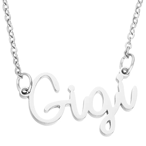 Gigi Necklace for Grandma Women Best Gigi Ever Mothers Day Gifts Ideas Gigi Necklaces Gigi Necklace for Grandma Women Best Gigi Ever Mothers Day Gifts Ideas Gigi Necklaces von HUTIMY